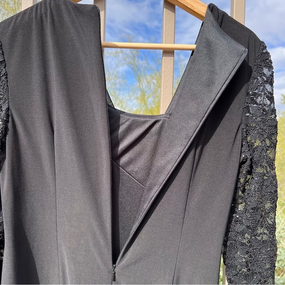Alex Evenings NWT Women’s Petite Dress Size 4P Color Black Zipper Back - Picture 6 of 11